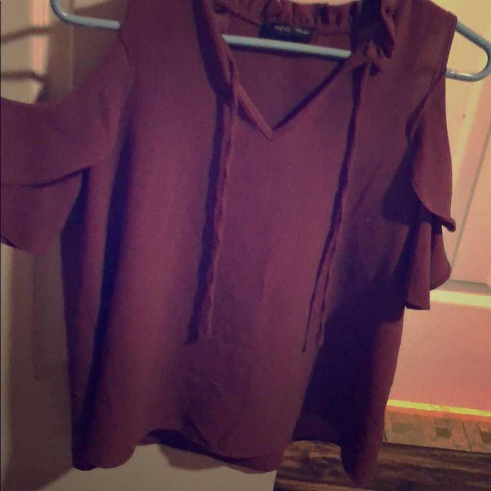 Cold shoulder blouse